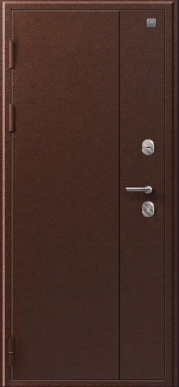 Товар Дверь V-02 медь антик - седой дуб DIS007339