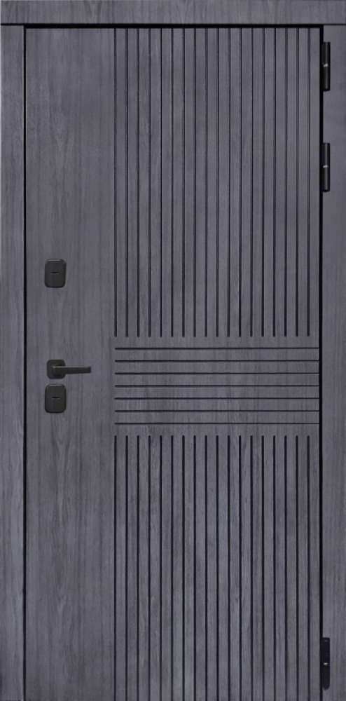 Дверь ДвериПРО Берген Без фрезеровки Дуб арктик горизонт DPRO195661