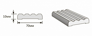 Товар Наличник Тип-3 2150x70x10 BRK868